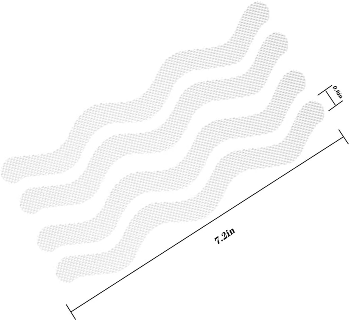 Antislip Tape - 24 stuks Antislipstickers voor badkuip - Antislipstickers - Antislip Plakband - Antislip Zelfklevend - Antislip - Stickers voor Badkuip, trappen, douche, oppervlakken