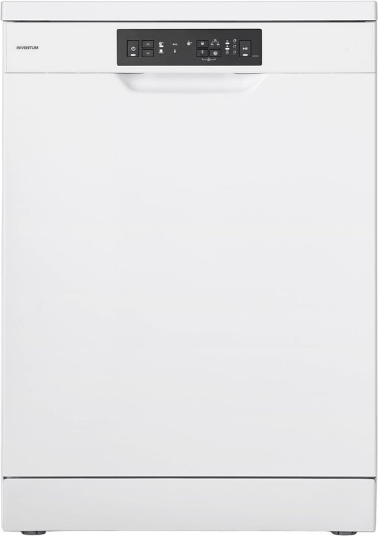Inventum VVW6008AW vaatwasser - 12 couverts - Bestekmand - 3 programma’s - Deur opent automatisch - Startuitstel - Energielabel D - Vrijstaand - Wit