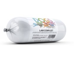 Hondenvoer Lam Compleet - DOGS PERFECT - Diepgevroren Vers Vlees met Groenlipmossel en Aloë Vera - 1000 Gr