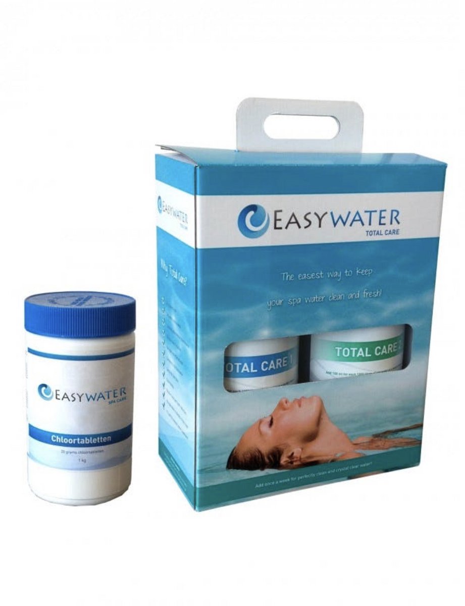 Easywater Total Care 1 en 2 INCLUSIEF 50 CHLOORTABLETTEN 20 GRAM