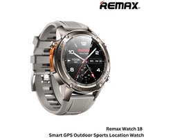 Remax WATCH18 - SmartWatch - Intelligent GPS Outdoor Sports Positioning Watch - Zilver
