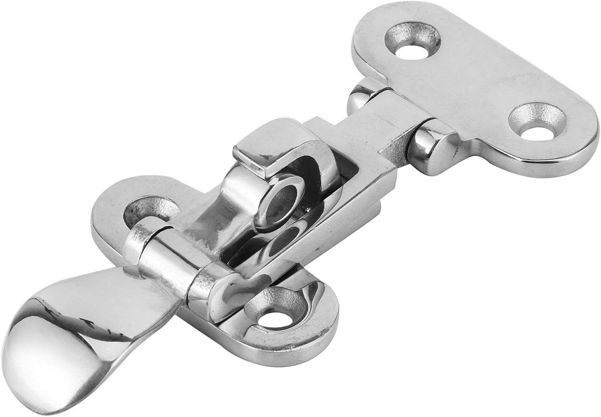 Allecto Plus - RVS Klem voor Boten en Kasten - Anti-Rattle en Vergrendelbaar