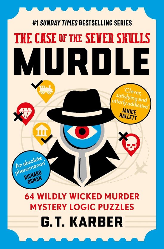 Murdle Puzzle Series- Murdle: The Case of the Seven Skulls:  ... - cover