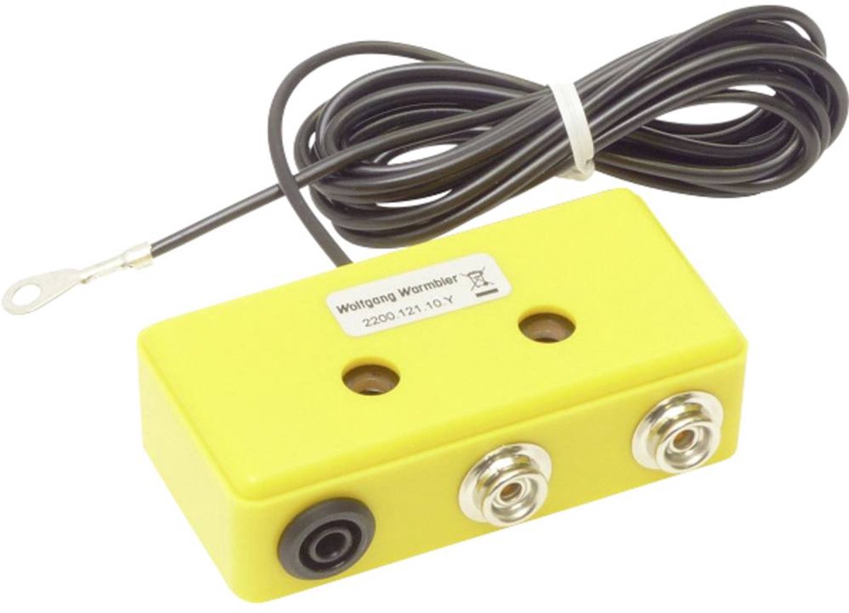 Wolfgang Warmbier 2200.121.10 ESD-aardingsbox Incl. aardingskabel 2.00 m Drukknop 10 mm, Bananenbus