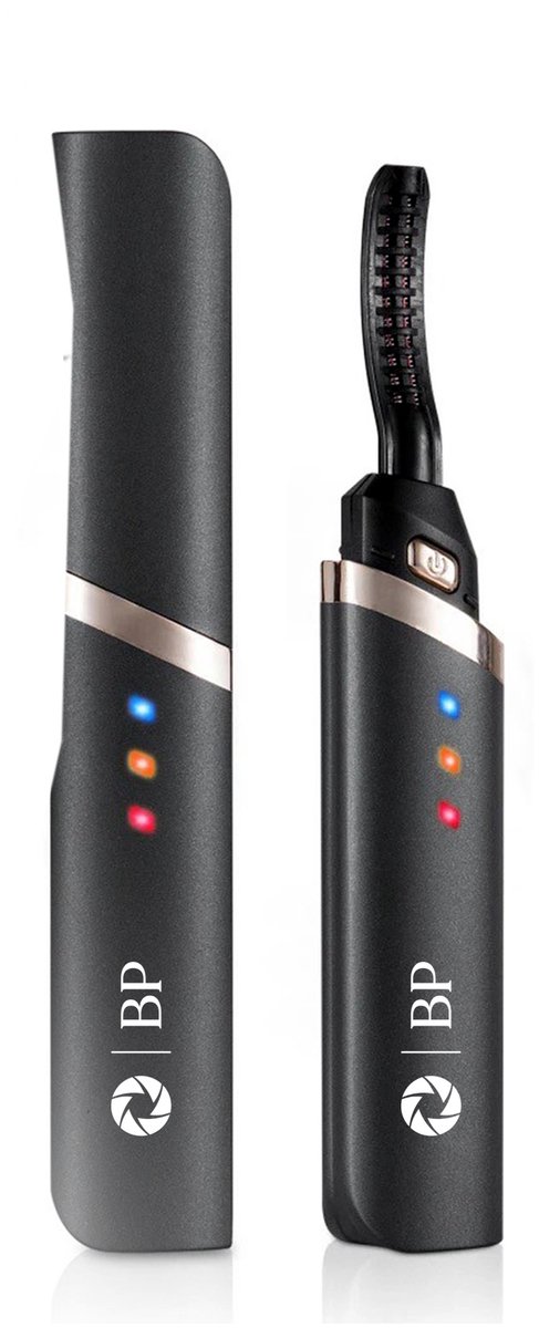Goedkoopste BP® Elektrische Wimperkruller - Verwarmde Wimperkruller - Wimper Lift - Lash Lift - Eyelash Curler - USB Oplaadbaar- 3 Temperatuurstanden - Gekrulde en Volle Wimpers - Zwart