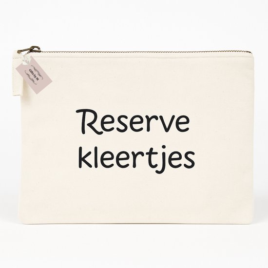 Baby Organizer Set - Gifts by M - Reserve Kleertjes - EHBO - Speentje - Set van Organizers - Luiertas - Bewaaretui - Etui - Katoen - Baby - Naturel van Gifts by M — afbeelding 5