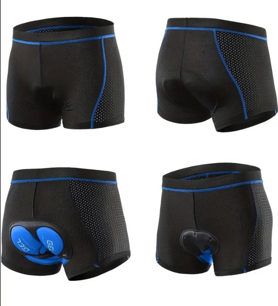 Mountainbike Onderbroek - Fiets Sportonderbroek - 5D Gel Pad Shockproof - Shockproof Sportonderbroek - Ademend & Comfortabel MTB Ondergoed - Fietsbroek voor Heren/Dames - Maat XL - Zwart - LOUZIR — afbeelding 5