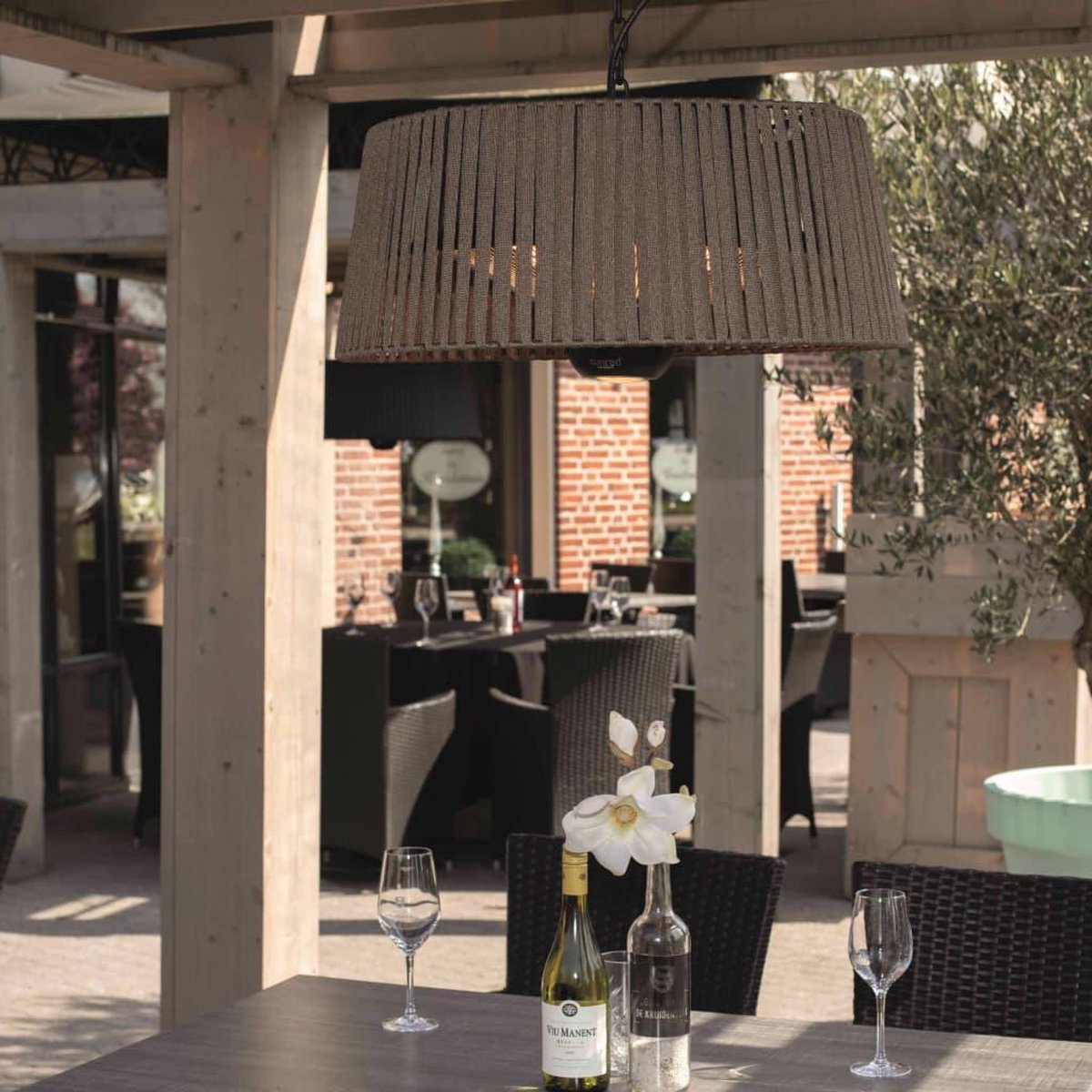 Sunred Artix Corda Bright 1800 W - Hanging patio heater - Brown
