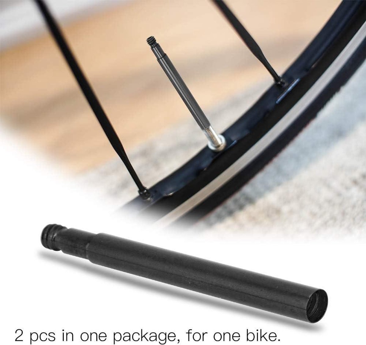 Allecto Plus - 2 stuks Presta Ventiel Extender voor Fiets Binnenbanden | Ventiel Verlenging voor Mountainbike en Racefiets | Aluminium | 60mm