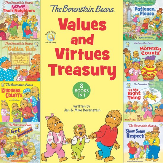 The Berenstain Bears Values and Virtues Treasury - cover