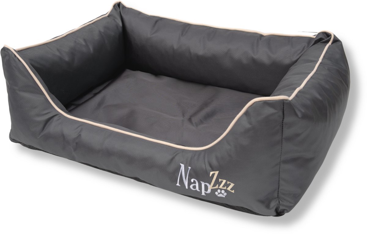 NapZZZ Divan Waterproof Antraciet Maat L 100 CM Orthopedisch