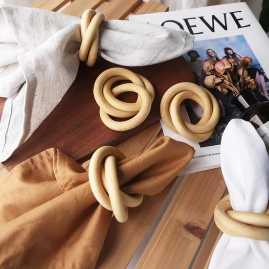 Blanke houten ringen kopen? Dreambeads Online