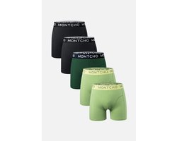 Heren Boxershorts - Onderbroeken Heren - Boxershorts - Ondergoed - Oceanic Overtones - 5 Voordeelpack - Maat: (S - XXL) - Dazzle Series - MONTCHO