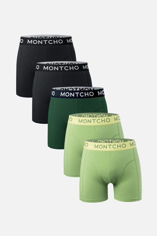 MONTCHO - Dazzle Series - Boxershort Heren - Onderbroeken Heren - Boxershorts - Ondergoed - Oceanic Overtones - 5 Pack - Maat: (S - XXL)