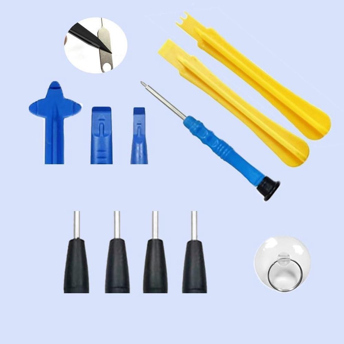 Elektronica Reparatie Set - 22 Stuks Telefoon Demontage Gereedschap | Precisie Schroevendraaier | Opening Wrik Tool Kit | Voor het Herbruikbaar Verwijderen en Repareren van Elektronica
