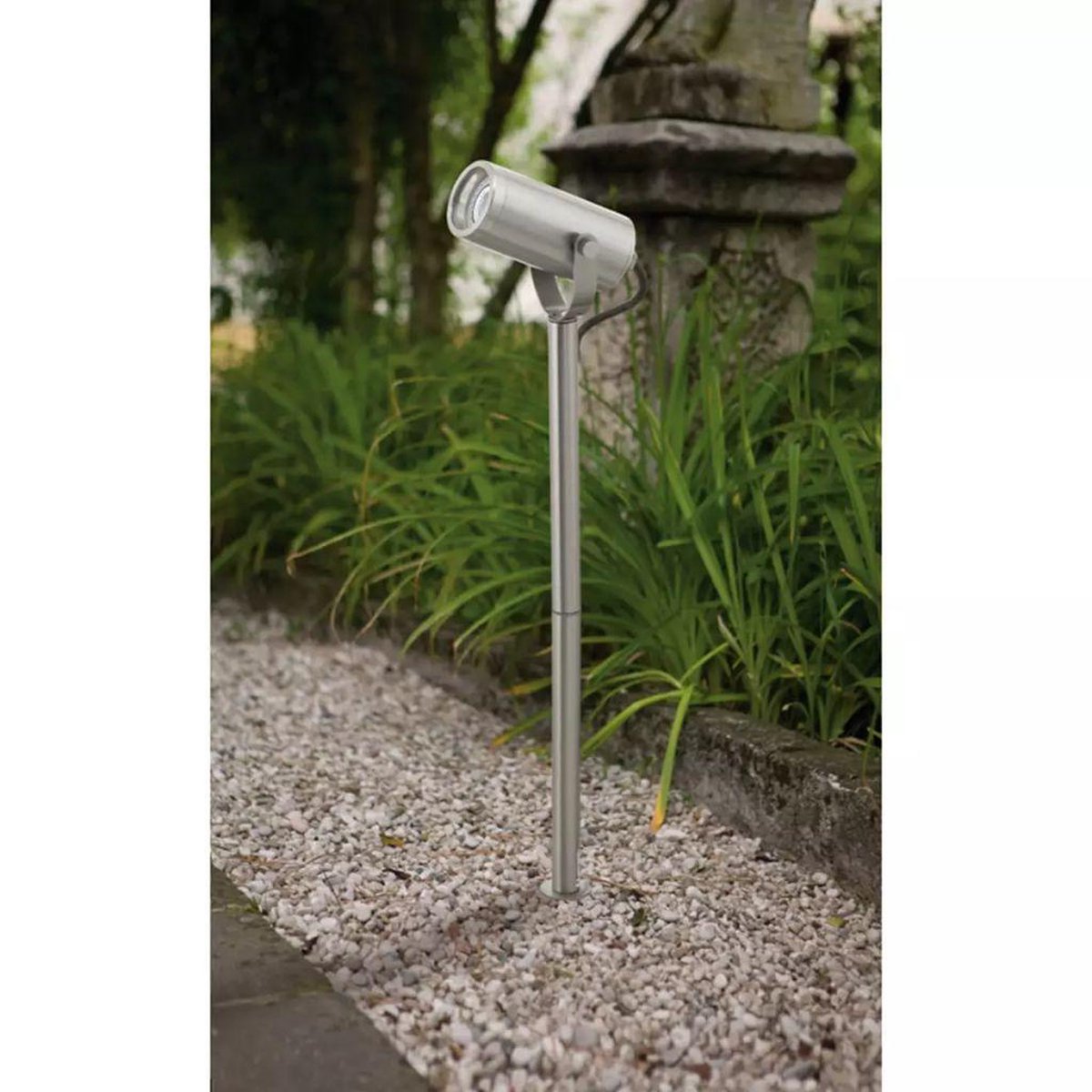 Eglo Riga 1 - Éclairage extérieur - Spot au sol - 1 lumière - LED - inox