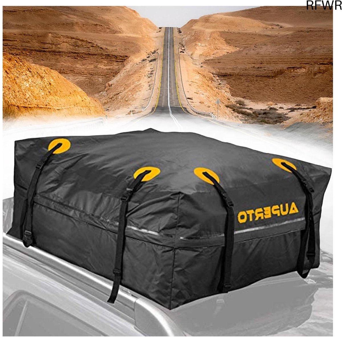 RFWR® Opvouwbare Dakkoffer 450 Liter - Waterdichte Bagagebox voor Auto's en SUV's