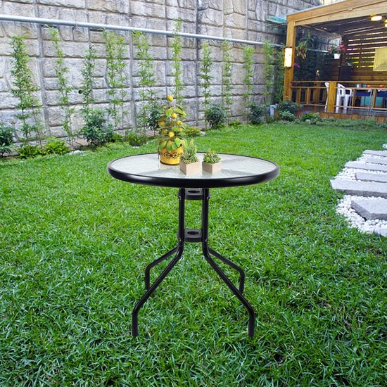New Valley dining tuintafel rond 120 cm wit keramiek - AVH Outdoor Tuinmeubelen New Valley dining tuintafel rond 120 cm wit keramiek - AVH Outdoor Tuinmeubelen