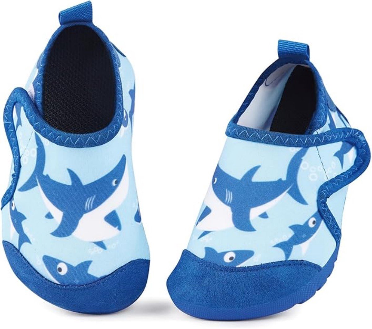 Kinderwaterschoenen - snel drogende blotevoeten strandschoenen - antislip kinderstrandschoenen met dikke zool - zacht en duurzaam - geschikt voor stranden, zwembaden en vakanties aan zee - kaartcode om een ​​maat groter te kopen - maat 26-27