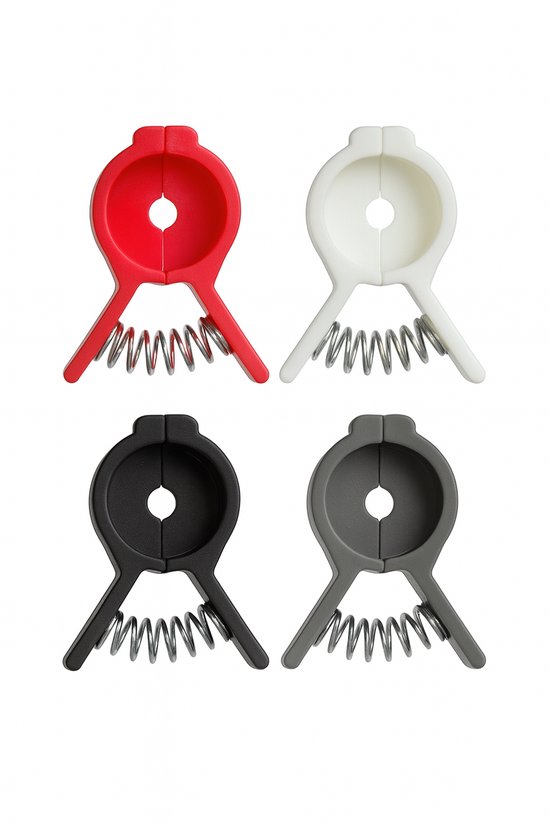 12 stuks sluitclips groot, zakklemmen, 7 cm & 10 cm & 14 cm (3 maten) vrieszakclips, sluitclips voor zakken geschikt voor vrieszakken, snacks, noten, koffie, graandispensers