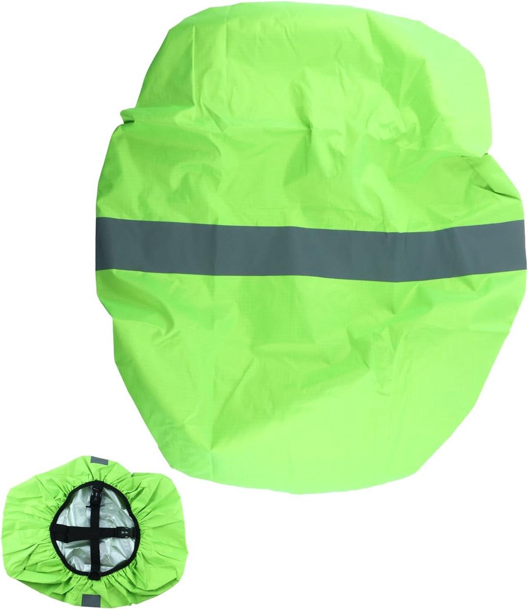 Allecto Plus - Waterdichte regenhoes voor rugzak met reflecterende strepen - Ideaal voor wandelen, kamperen, reizen en fietsen