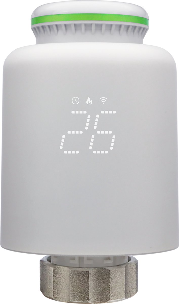 Quality Heating Wifi Slimme radiatorknop - Thermostatische Radiatorkraan - Thermostaatknoppen - Slimme radiatorknop