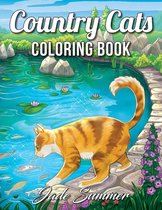 Country Cats Coloring Book - Jade Summer - Kleurboek voor volwassenen