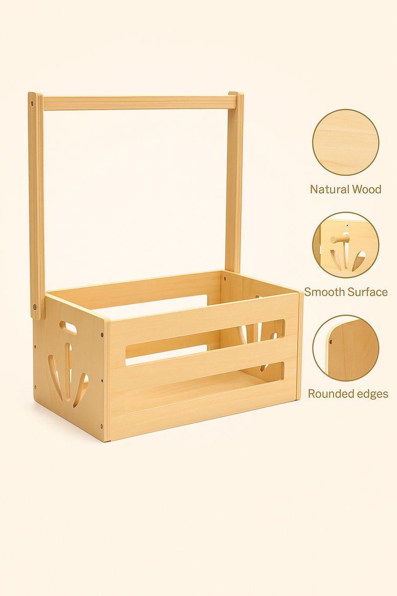 DUHARS Houten babyshowerkistkast, houten babyshowerkistkast, houten babyshowerkisten voor jongens en meisjes als cadeau voor een babyshower, geschikt als zwangerschapscadeau voor nieuwe ouders