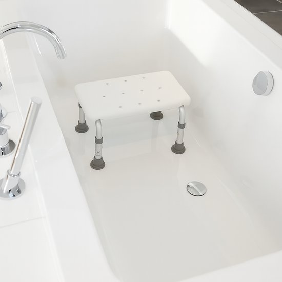 VOKA Bad Instaphulp - Badkamer krukje - Bad opstapje - Opstapje - Douche Krukje - kruk - Verstelbaar - Bad instaphulp - Uitstap hulp Bad- Douche stoel - hoogteverstelbaar - antislip Badopstapje van Merkloos — afbeelding 5
