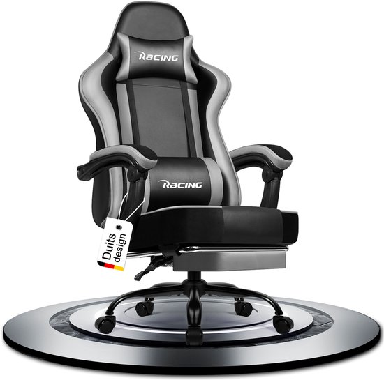 Elekiatech Gaming Stoel - Gamestoel mit 90°-170° Rugleuning