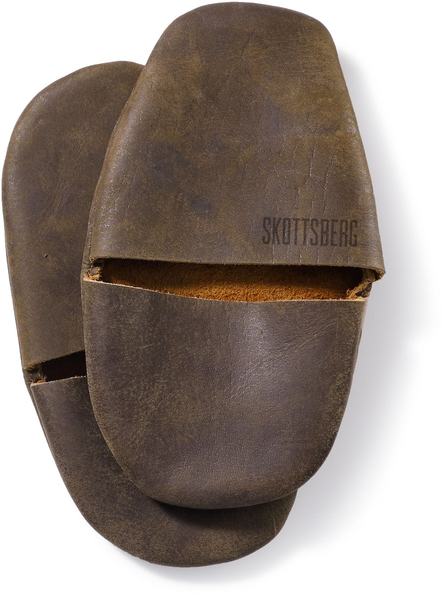 Skottsberg - Pannenlappen - 2 stuks - Bruin - Leer - Ovenhandschoenen