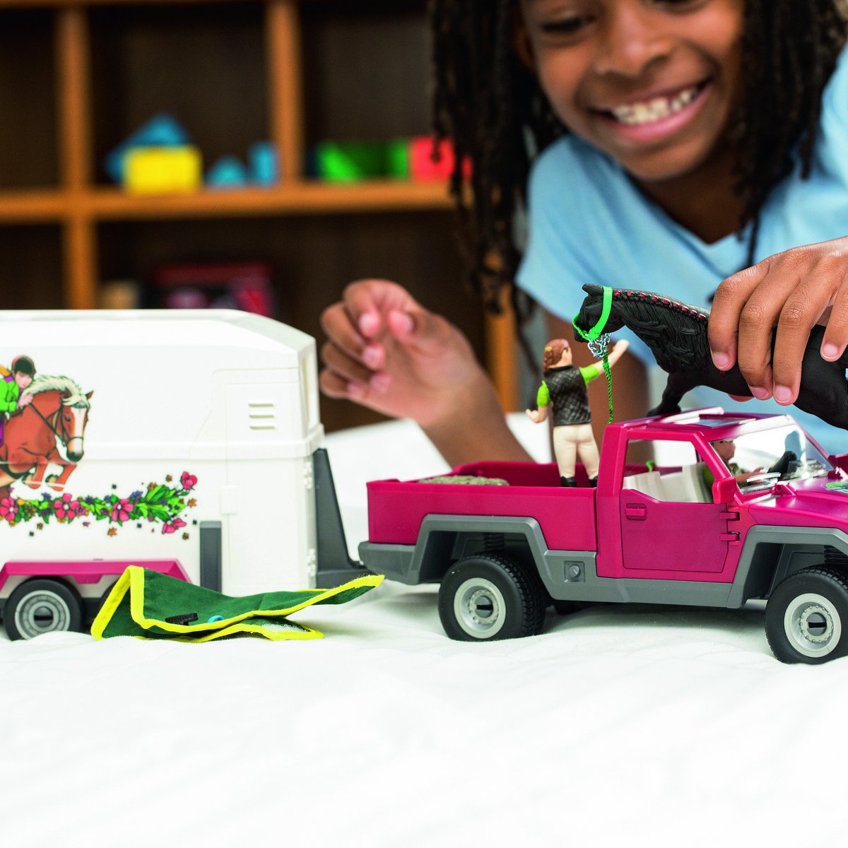 Schleich - Horse Club - Pickup met paardentrailer - 42346 — afbeelding 4