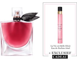 Lancôme La Vie est Belle Elixir Eau de Parfum + Cadeau - La Vie est Belle Elixir Eau de Parfum 100ml & La Vie est Belle L'Elixir 10ml Cadeau - Dames Parfum - Totaal 110ml