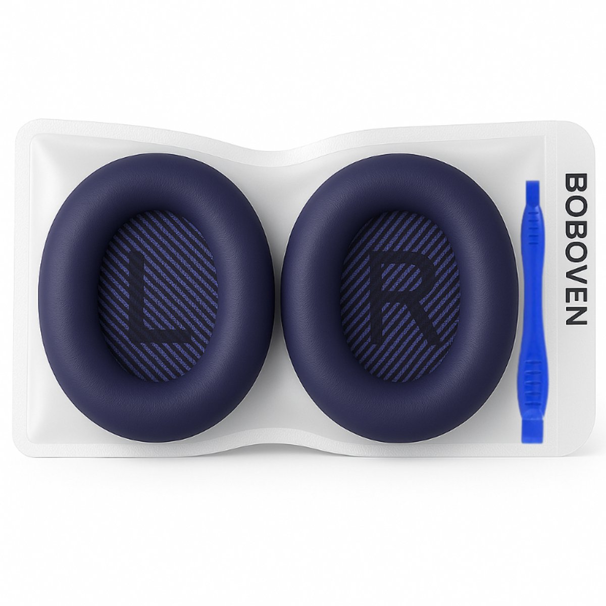 Set Oorkussens geschikt voor Bose Koptelefoon – Bose Quietcomfort 35 ii Oorkussen – QC2/QC15/QC25/QC35/Soundtrue/Soundlink Around-Ear ii – AE2Blauw – foto 7