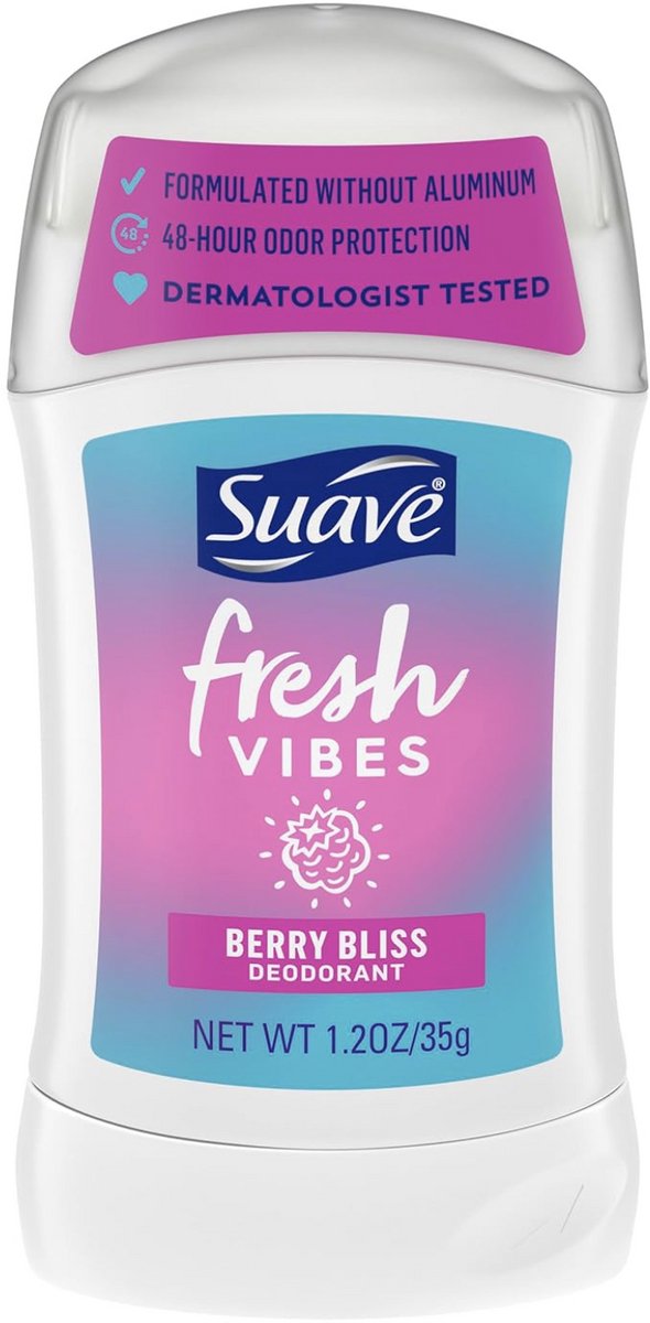 Suave - Fresh Vibes Deodorant Stick Berry Bliss