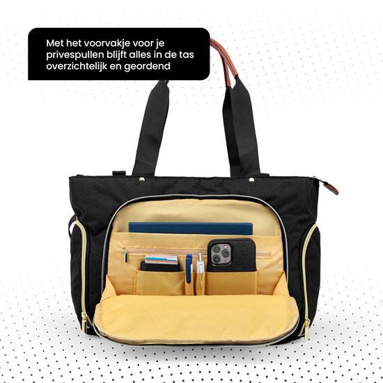 Wijtz Kolftas & Luiertas - Borstkolf Tas - Inclusief Koeltas - Baby Verzorgingstas - Waterafstotend van Wijtz — afbeelding 5