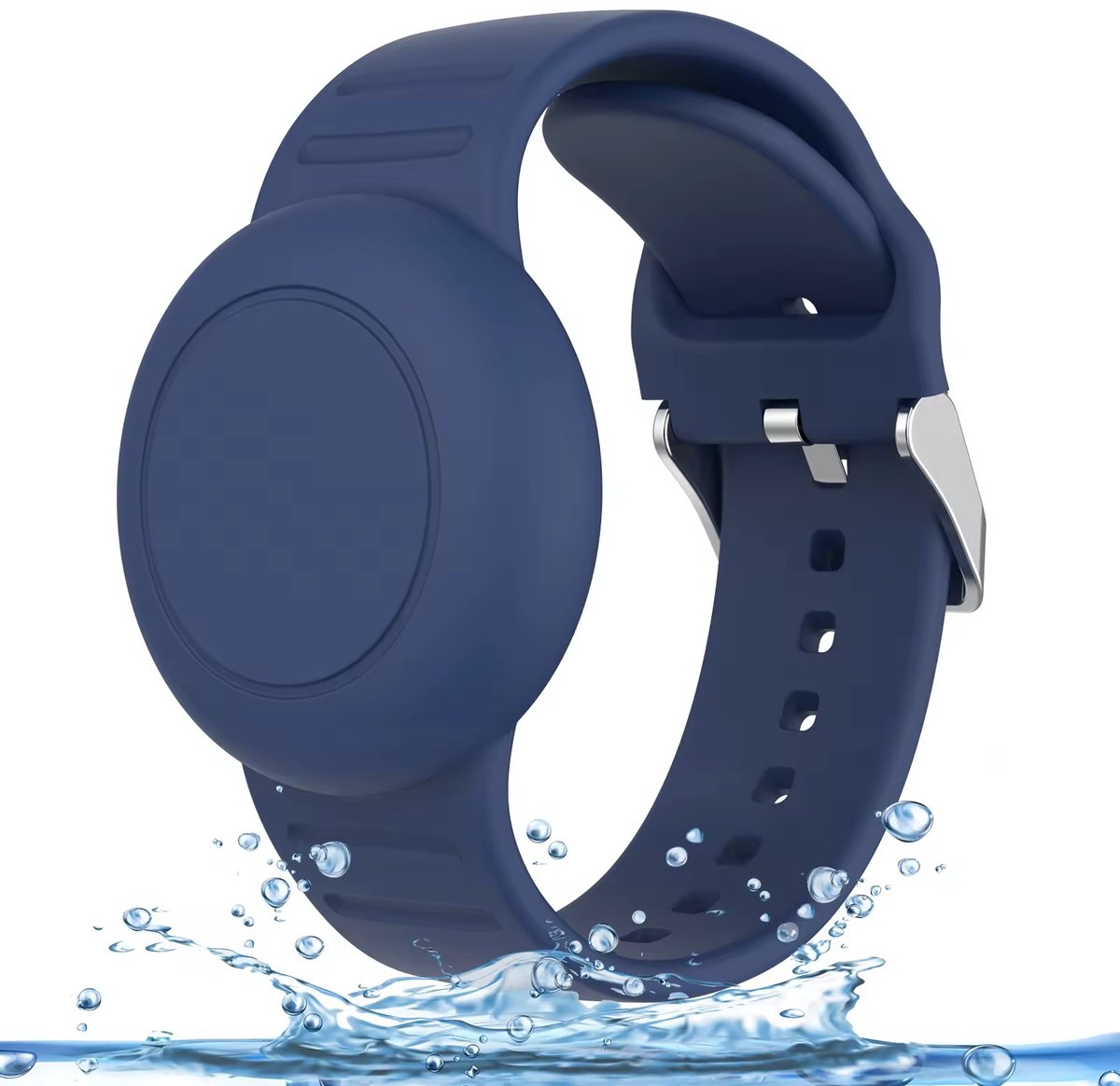 BlueTime - Horlogebandje Houder voor Tag - Exclusief Tag - Verstelbaar en Waterdicht - Veilig - Kind