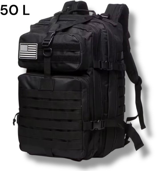 ZEHNHASE Tactische rugzak, 45 liter, trekking, militaire Molle rugzak