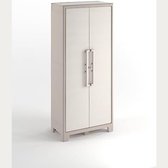 WNHB® Kunststof Opbergkast Hoog 182cm – Inclusief Planken – Voor Binnen en Buiten – Waterdicht en UV-bestendig – Sterk en Onderhoudsvriendelijk