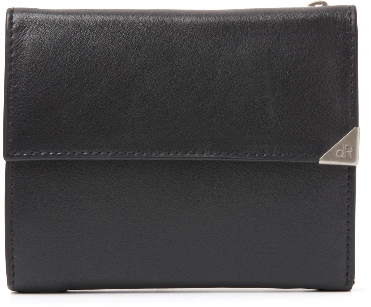 Compacte Leren Dames Portemonnee | Portefeuille Dames Ritssluiting Combineert Stijl, Veiligheid en Gemak | Praktische Billfold Portemonnee Dames met voldoende plek hebt voor al je betaalpassen | RFID | 15115