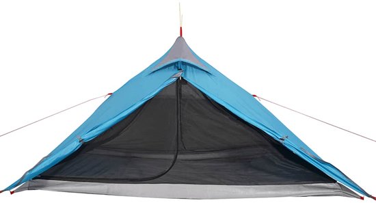 vidaXL 1-persoons Tipitent Waterdicht Blauw Tent - Tipi Tent - Kampeeruitrusting - Slaapzak - Camping Accessoires van Vidaxl — afbeelding 5