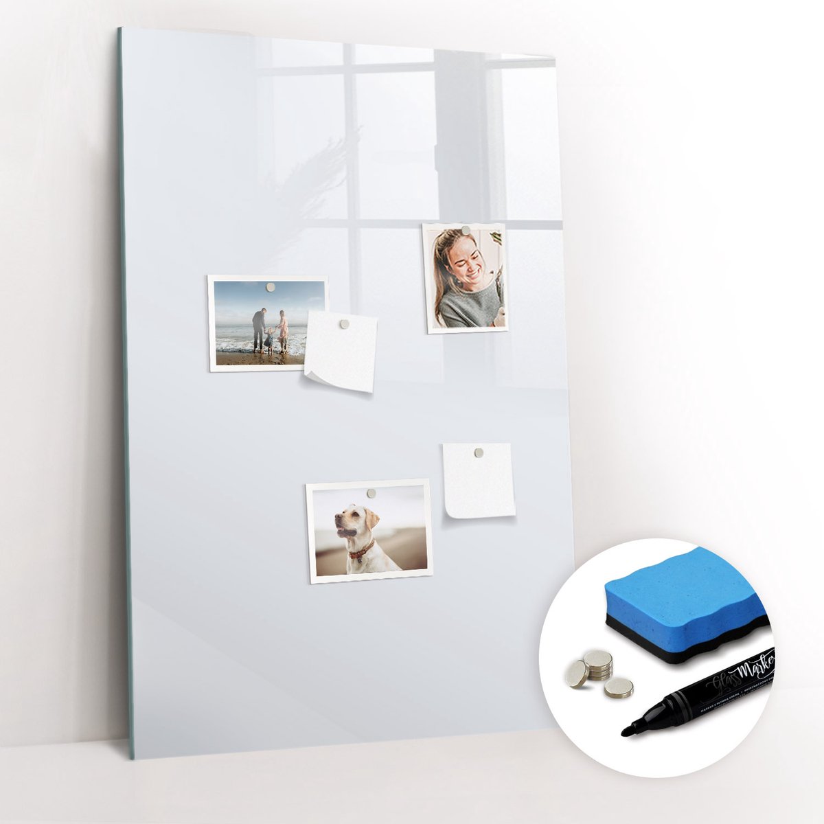 Scrum whiteboard magneet (blauw) - Visual Workplace B.V