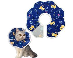 M - Kattenherstelhalsband - Beschermkraag - kattenkegel na operaties - Verstelbare Beschermkraag - Beschermende halsband - Na operatie bescherming - Kattenkraag