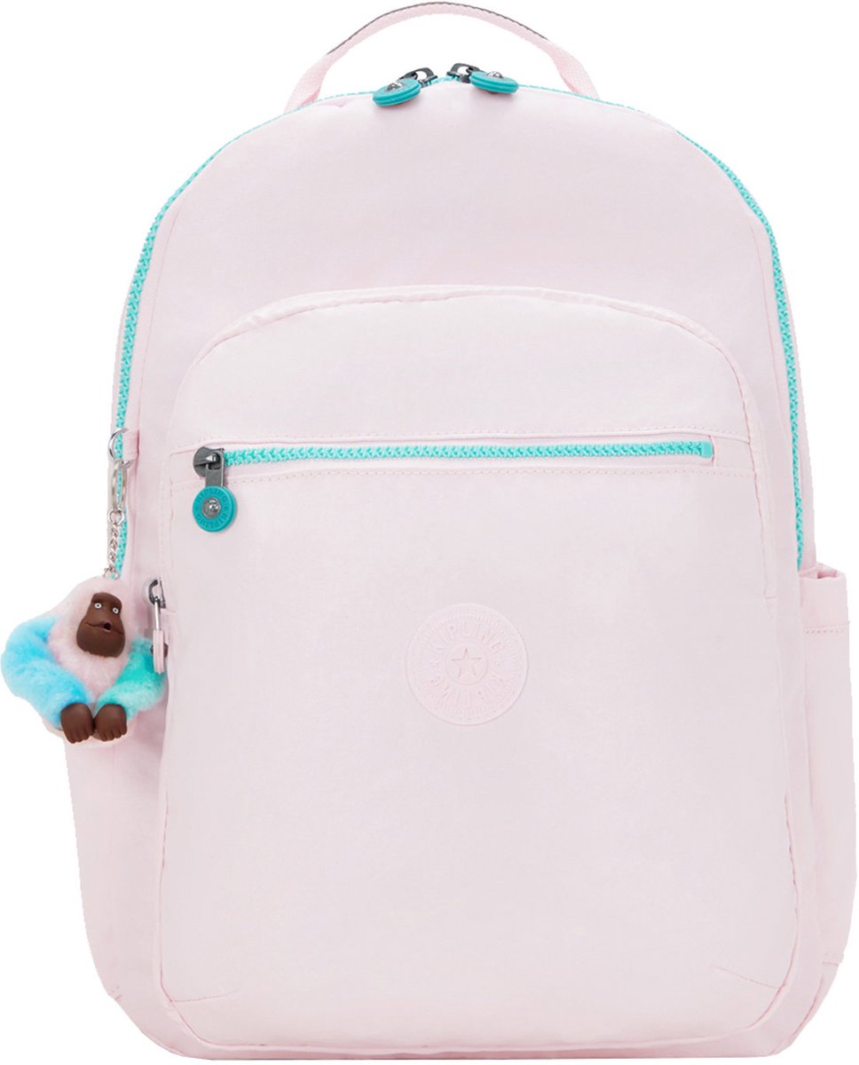 Kipling Seoul College pink met