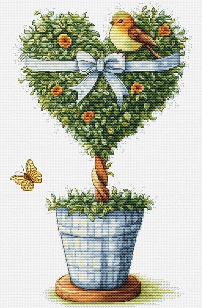 Borduurpakket Luca-S - The Tree of Love - Boom der Liefde - B7051