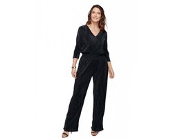 Gebreid broekpak met plooien