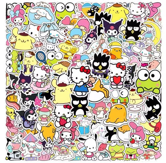 Hello Kitty Sanrio 24-delige set Kuromi Cinnamoroll My Melody verzamelobjecten, miniatuur, actiefiguur, bureau- en tafeldecoraties, geschenken voor haar (multi 24 stuks Hello Kitty Sanrio 24-delige set Kuromi Cinnamoroll My Melody verzamelobjecten, miniatuur, actiefiguur, bureau- en tafeldecoraties, geschenken voor haar (multi 24 stuks