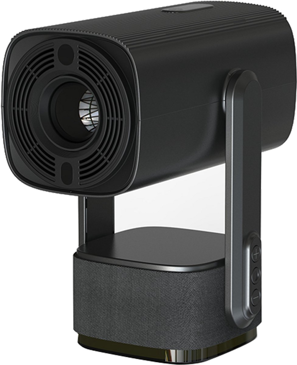 Alles-in-één Mini Beamer - met 4K-ondersteuning - iOS & Android - Mini Projector - Zwart - Proun