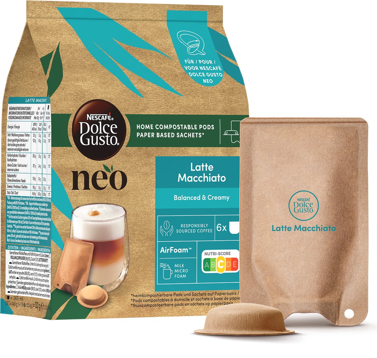 NESCAFÉ Dolce Gusto NEO Latte Macchiato Pads thumbnail 2