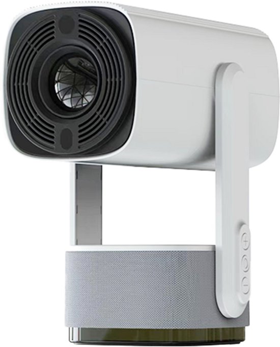 Proun Alles-in-één Mini Beamer - met 4K-ondersteuning - iOS & Android - Mini Projector - Wit